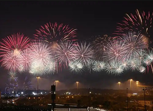 雅江县焰火晚会